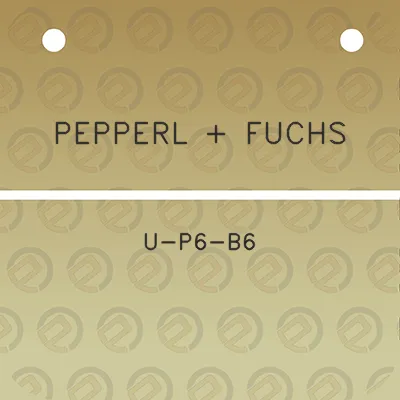 pepperl-fuchs-u-p6-b6