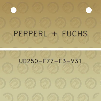 pepperl-fuchs-ub250-f77-e3-v31