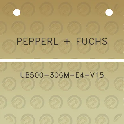 pepperl-fuchs-ub500-30gm-e4-v15