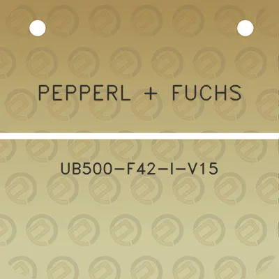 pepperl-fuchs-ub500-f42-i-v15