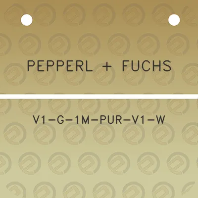 pepperl-fuchs-v1-g-1m-pur-v1-w