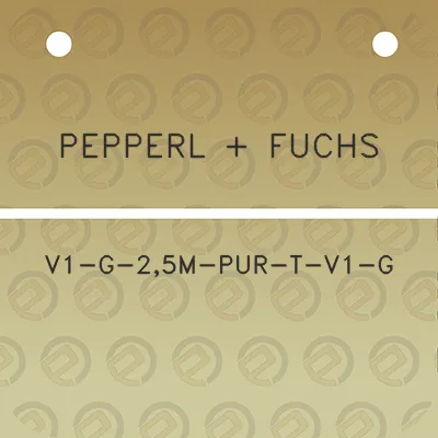 pepperl-fuchs-v1-g-25m-pur-t-v1-g