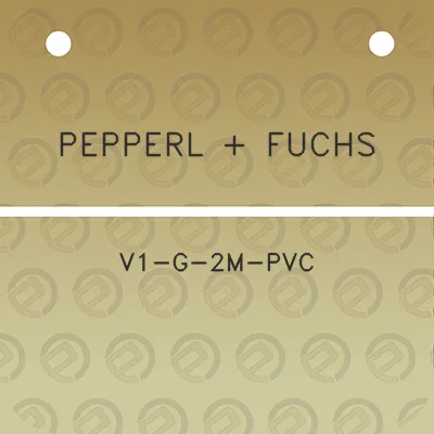 pepperl-fuchs-v1-g-2m-pvc