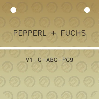 pepperl-fuchs-v1-g-abg-pg9