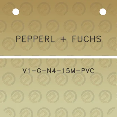 pepperl-fuchs-v1-g-n4-15m-pvc