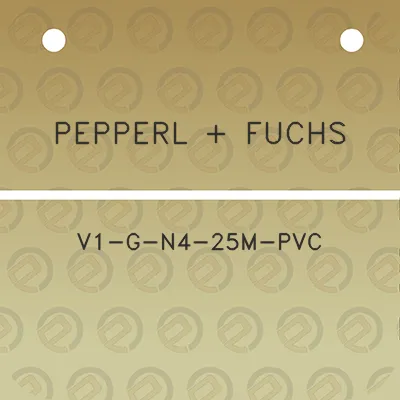 pepperl-fuchs-v1-g-n4-25m-pvc