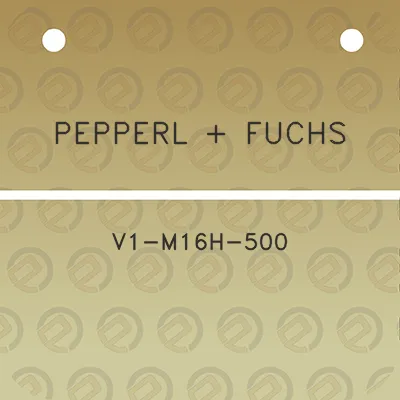 pepperl-fuchs-v1-m16h-500