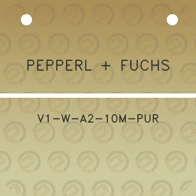 pepperl-fuchs-v1-w-a2-10m-pur