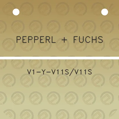 pepperl-fuchs-v1-y-v11sv11s