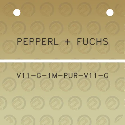 pepperl-fuchs-v11-g-1m-pur-v11-g