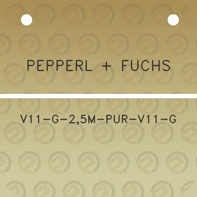 pepperl-fuchs-v11-g-25m-pur-v11-g