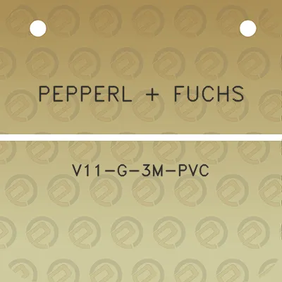 pepperl-fuchs-v11-g-3m-pvc