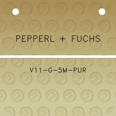 pepperl-fuchs-v11-g-5m-pur