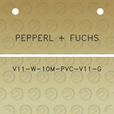 pepperl-fuchs-v11-w-10m-pvc-v11-g