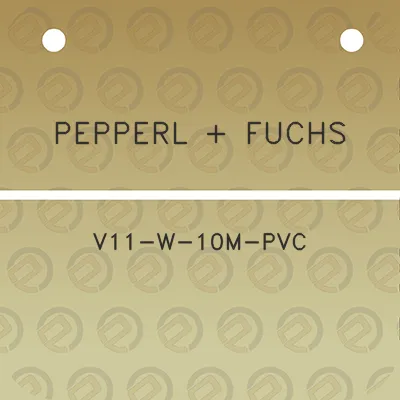 pepperl-fuchs-v11-w-10m-pvc