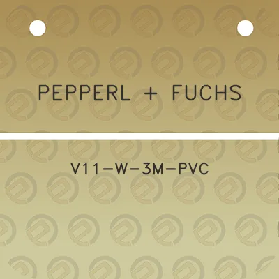 pepperl-fuchs-v11-w-3m-pvc