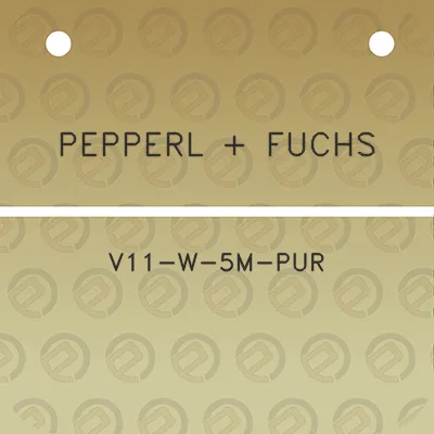 pepperl-fuchs-v11-w-5m-pur