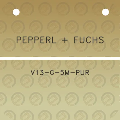 pepperl-fuchs-v13-g-5m-pur