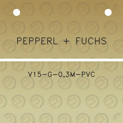 pepperl-fuchs-v15-g-03m-pvc