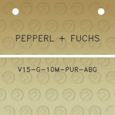 pepperl-fuchs-v15-g-10m-pur-abg
