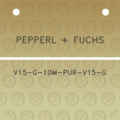 pepperl-fuchs-v15-g-10m-pur-v15-g