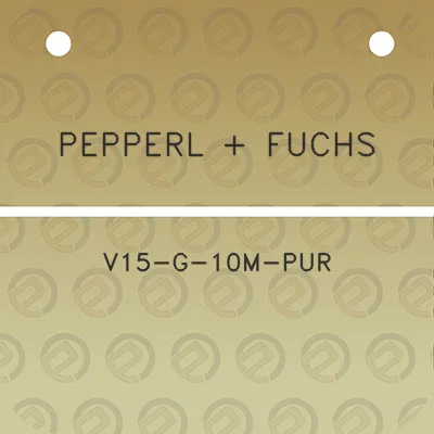 pepperl-fuchs-v15-g-10m-pur