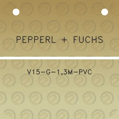 pepperl-fuchs-v15-g-13m-pvc