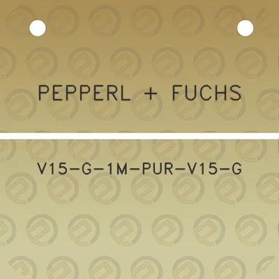 pepperl-fuchs-v15-g-1m-pur-v15-g