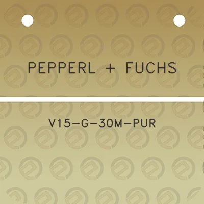 pepperl-fuchs-v15-g-30m-pur