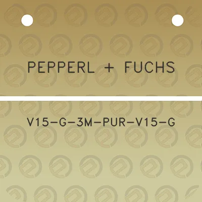pepperl-fuchs-v15-g-3m-pur-v15-g