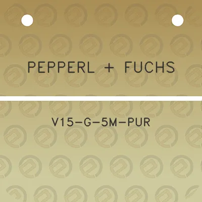 pepperl-fuchs-v15-g-5m-pur