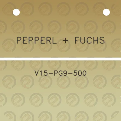 pepperl-fuchs-v15-pg9-500