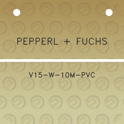 pepperl-fuchs-v15-w-10m-pvc