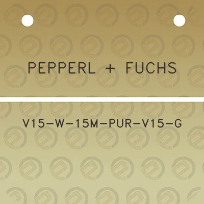 pepperl-fuchs-v15-w-15m-pur-v15-g