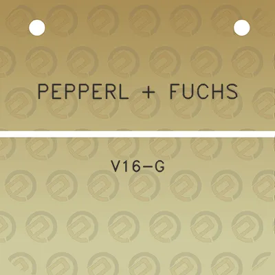 pepperl-fuchs-v16-g