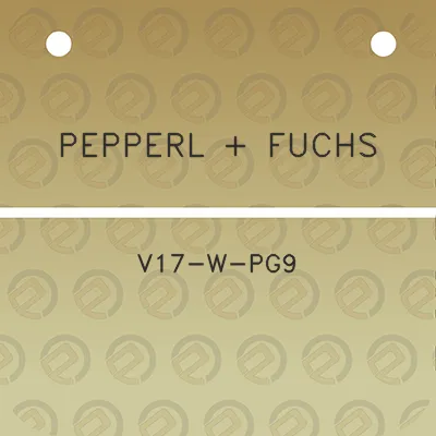 pepperl-fuchs-v17-w-pg9