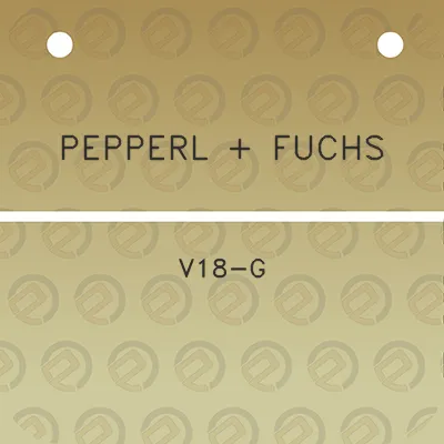 pepperl-fuchs-v18-g