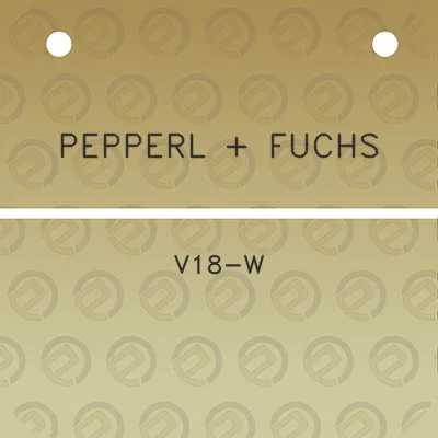 pepperl-fuchs-v18-w