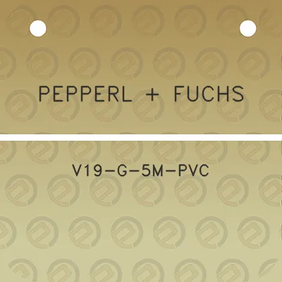 pepperl-fuchs-v19-g-5m-pvc