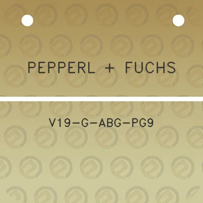 pepperl-fuchs-v19-g-abg-pg9