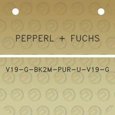 pepperl-fuchs-v19-g-bk2m-pur-u-v19-g