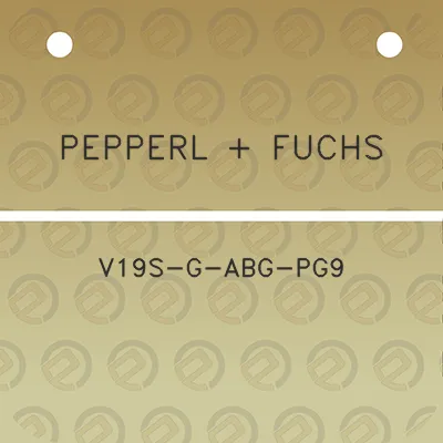 pepperl-fuchs-v19s-g-abg-pg9