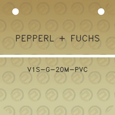 pepperl-fuchs-v1s-g-20m-pvc