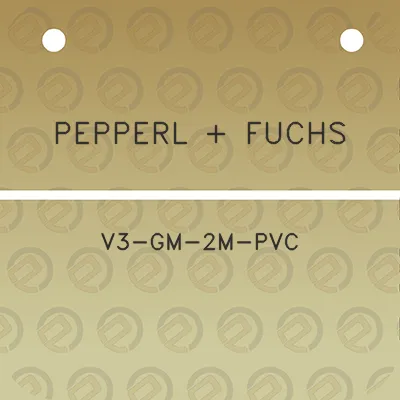 pepperl-fuchs-v3-gm-2m-pvc