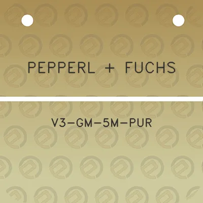 pepperl-fuchs-v3-gm-5m-pur