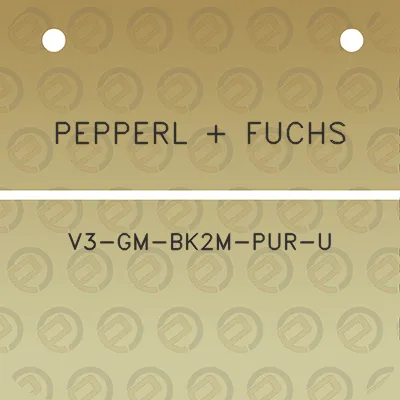 pepperl-fuchs-v3-gm-bk2m-pur-u