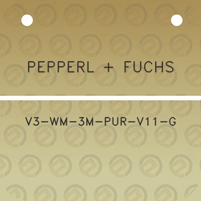 pepperl-fuchs-v3-wm-3m-pur-v11-g