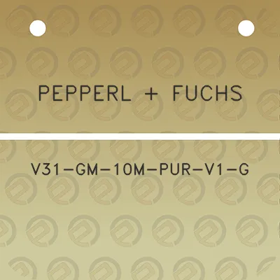 pepperl-fuchs-v31-gm-10m-pur-v1-g