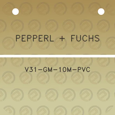 pepperl-fuchs-v31-gm-10m-pvc