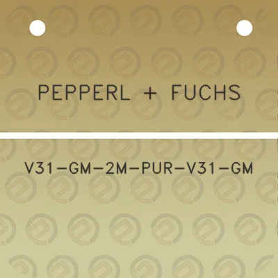 pepperl-fuchs-v31-gm-2m-pur-v31-gm